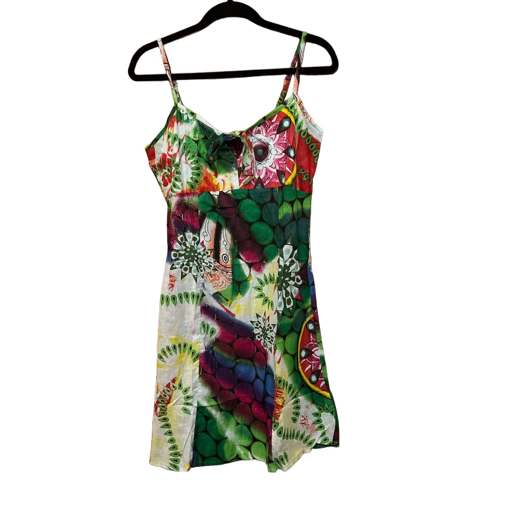 💥 Jungle Billee Colorful Sleeveless Dress M
Adjustable straps